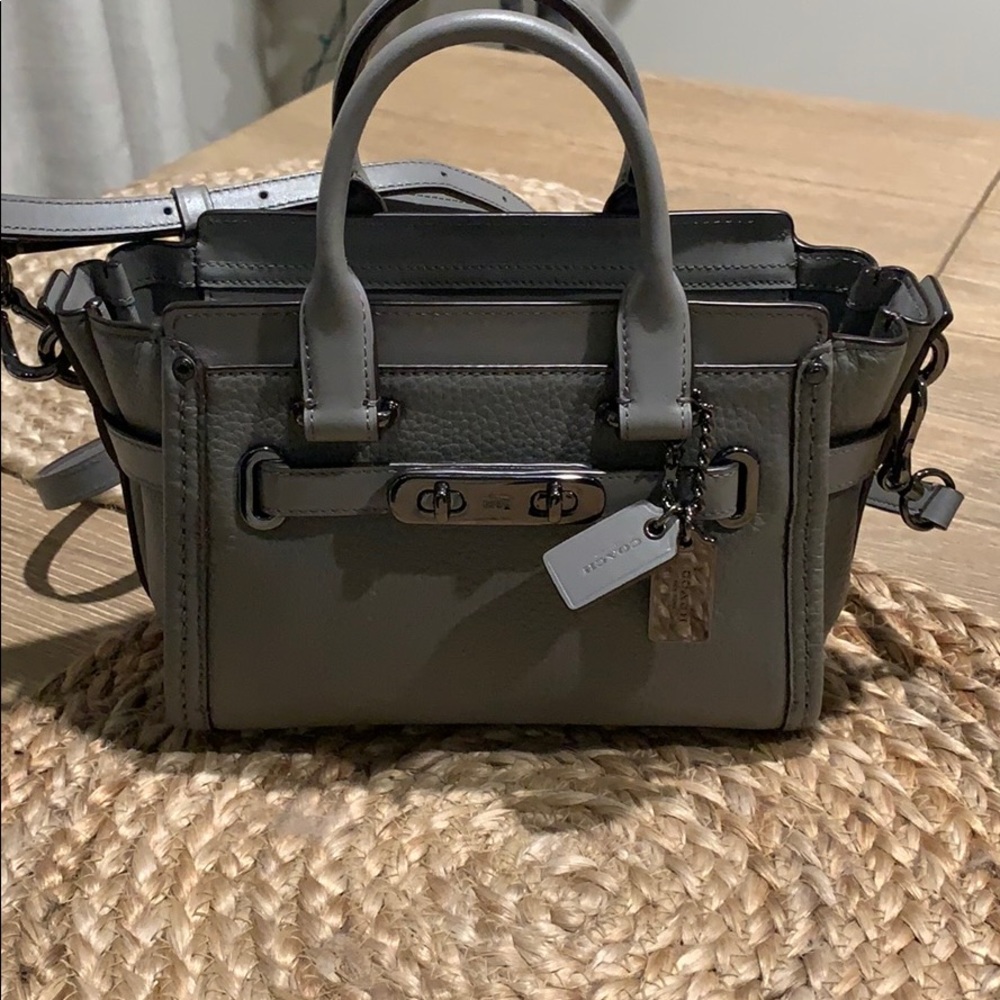 Coach Swagger 20 Heather Grey Purse